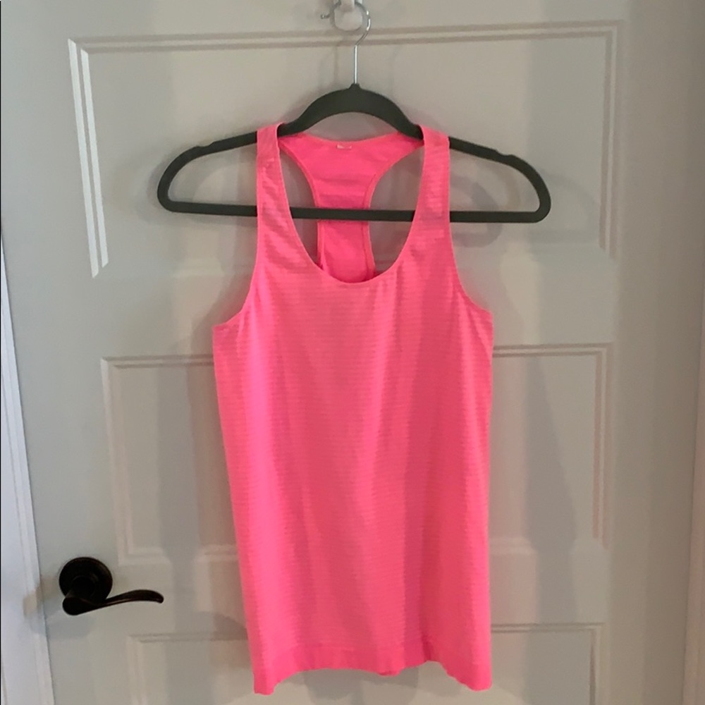 Hot Pink Spandex Racerback Top